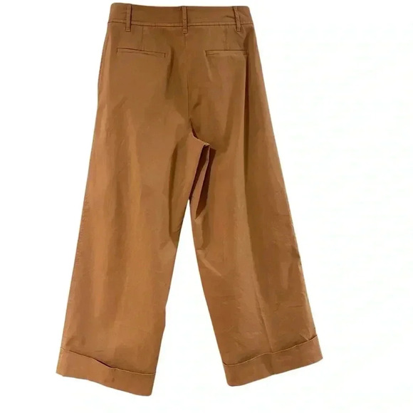 J. Crew Wide-leg Pleated Chino Pant Size 4 - Picture 3 of 10